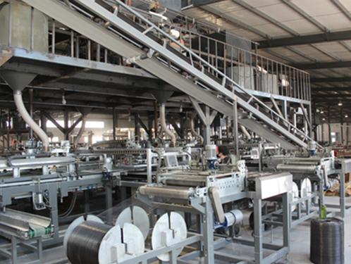 赤峰卉原建材有限公司自動化生產線運行良好